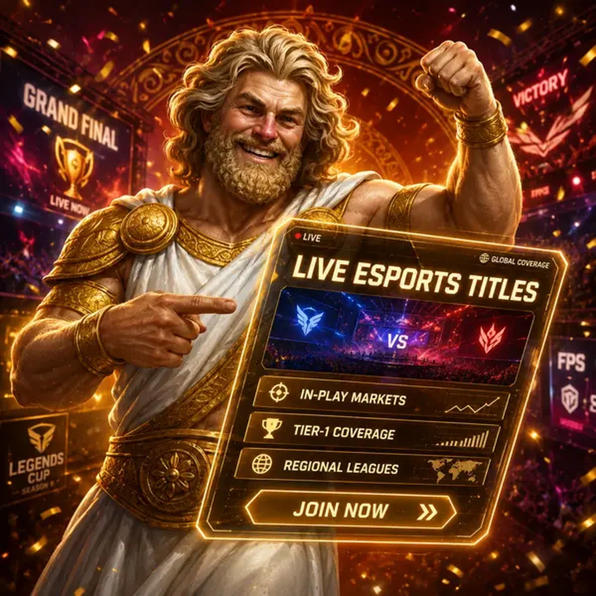 Hub scommesse esport live Savaspin con display olografici di tornei luminosi