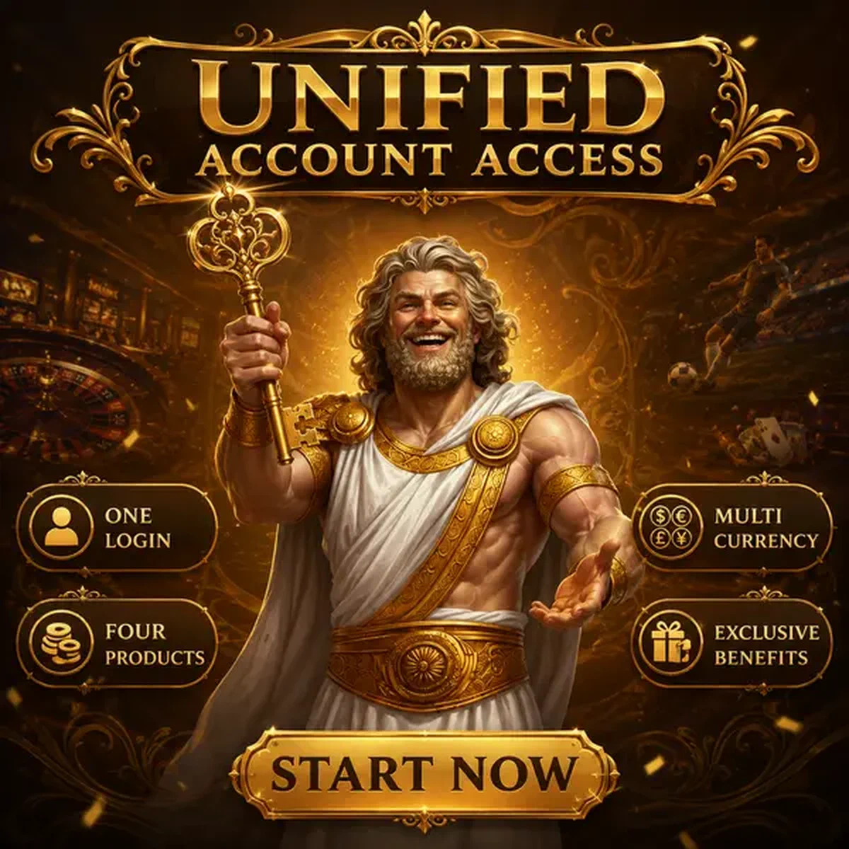 Portale login unificato Account Personale Savaspin con accesso chiave dorata a quattro prodotti